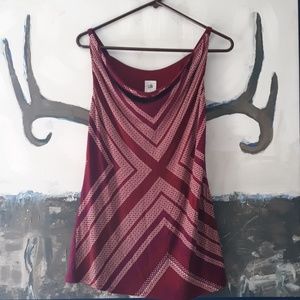 Swoop neck tank top